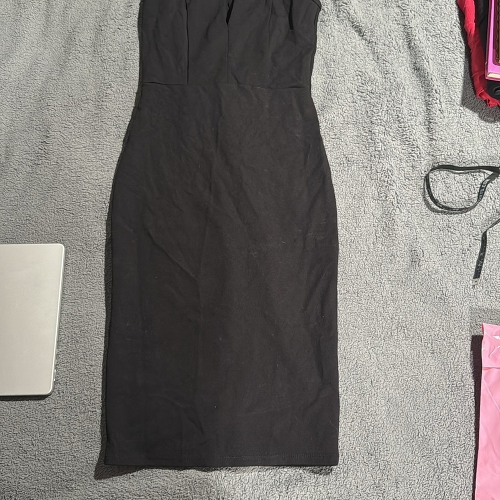 High Neck Bodycon Dress - Picture 5 of 6